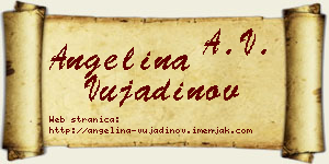 Angelina Vujadinov vizit kartica